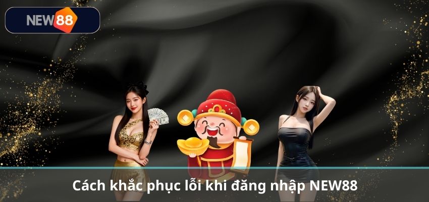 Cách khắc phục lỗi khi đăng nhập NEW88