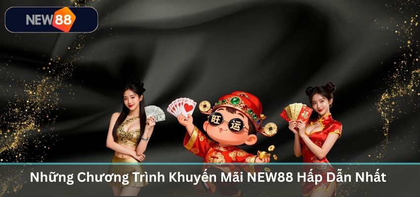 KHUYẾN MÃI Những Chương Trình Khuyến Mãi NEW88 Hấp Dẫn Nhất